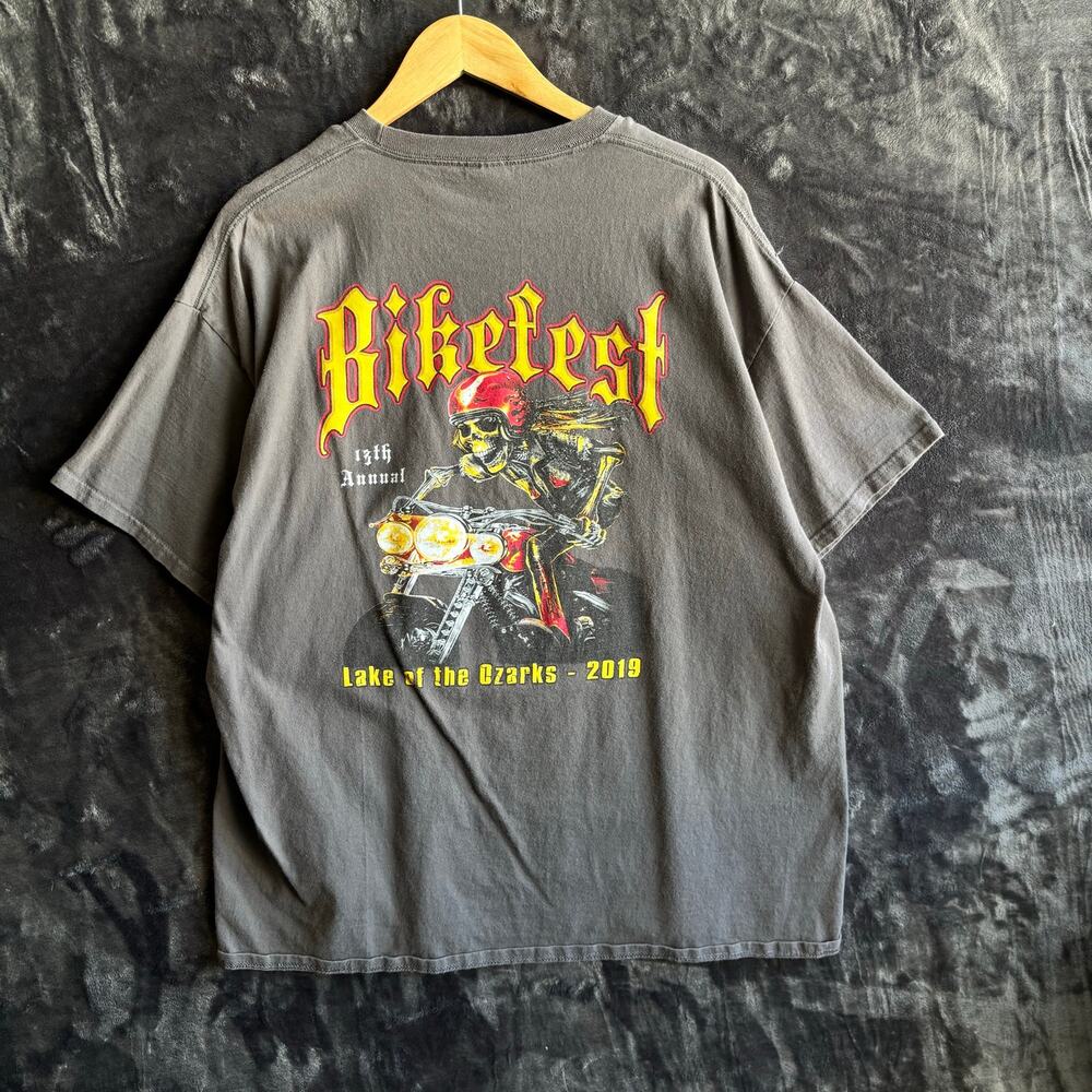 2019 Bike Fest T-Shirt Size: 2XL Gray